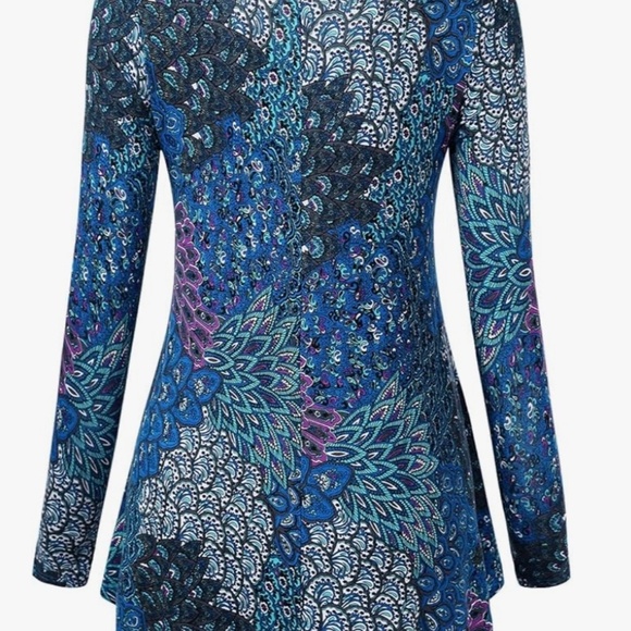 BAISHENGGT long-sleeved multi-color top - Picture 2 of 2